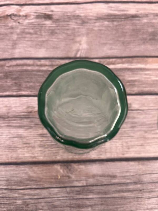 Vintage Libby Green Glass Bell Coke Glasses - SET OF 6 - Image 2