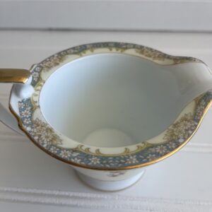 Vintage NORITAKE NAOMI Creamer Floral with Gold Border 1940s