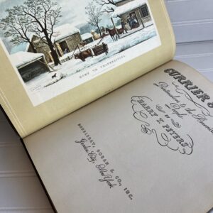 Currier & Ives: Printmakers to the American People – By Harry T. Peters (Vintage Hardcover)
