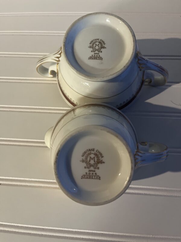 Vintage 1950's Rebeta Noritake Creamer and Sugar Set - Image 4