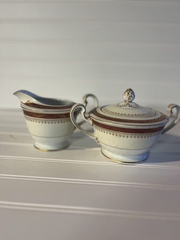Vintage 1950's Rebeta Noritake Creamer and Sugar Set - Image 5
