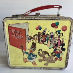 1970 Disney On Parade Metal Lunchbox By Aladdin