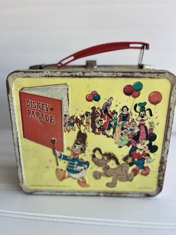 1970 Disney On Parade Metal Lunchbox By Aladdin