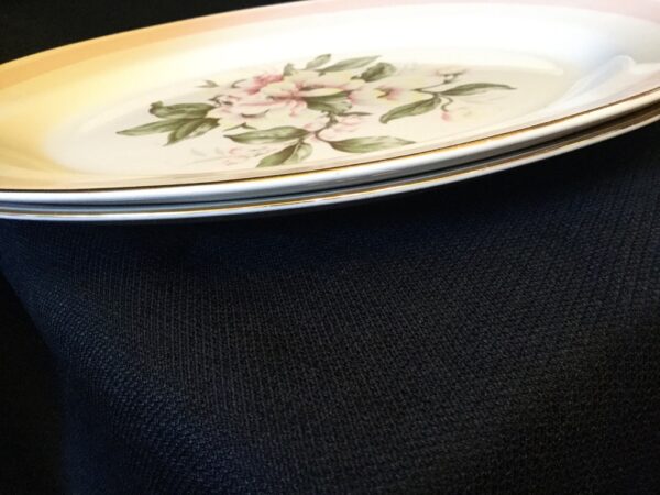 Vintage Homer Laughlin Eggshell Nautilus Platter – Pink Magnolia / Pink Petal (11 5/8") - Image 3