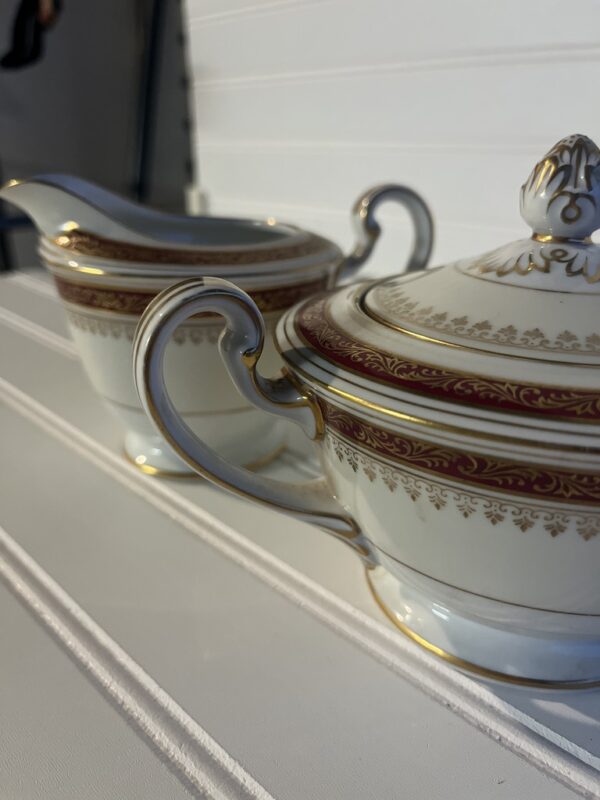 Vintage 1950's Rebeta Noritake Creamer and Sugar Set