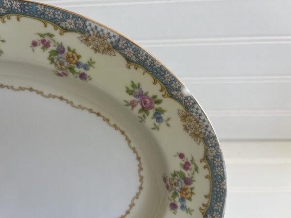 1933 Noritake Naomi 11 5/8” Serving Platter - Image 4
