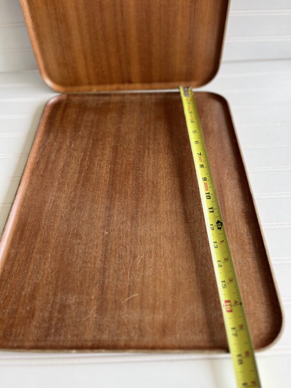 Vintage Swedish Wooden Trays – 1960 & 1962 - Image 3